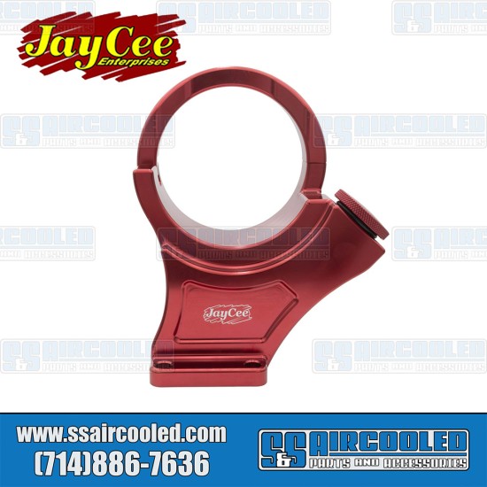 Jaycee VW Billet Alternator/Generator Stand, 12 Volt, Red, JC-4515-0, VW Bug, Bus, Ghia, Super Beetle, Thing