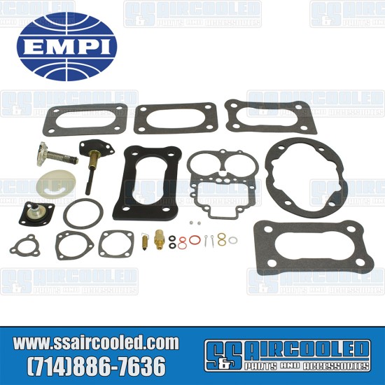 EMPI VW Carburetor Rebuild Kit, 32/36F EPC, 00-2202-0, VW Bug, Super Beetle, Karmann Ghia, Bus, Thing