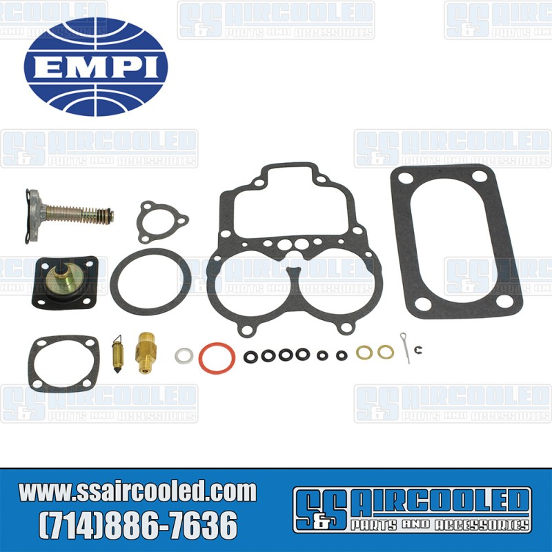 EMPI VW Basic Carburetor Rebuild Kit, 38E EPC, 00-2361-0, VW Bug, Super Beetle, Karmann Ghia, Bus, Thing EMPI VW Basic Carburetor Rebuild Kit, 38E EPC, 00-2361-0, VW Bug, Super Beetle, Karmann Ghia, Bus, Thing
