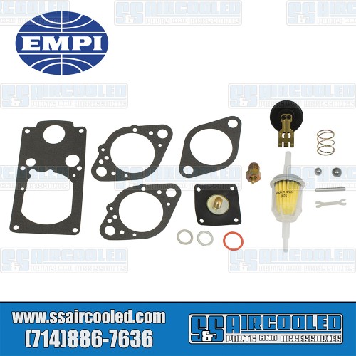 Deluxe Carburetor Rebuild Kit, 40mm 40K/Brosol