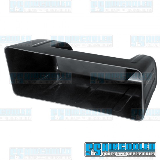 EMPI VW Glove Box, Black Plastic, Hidden Stereo, 00-3033-0