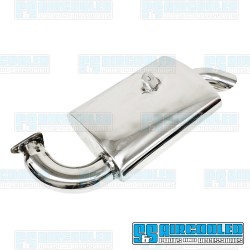 Muffler, Phat Boy, Stainless Steel