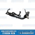 Sideflow Exhaust System, 1-1/2in. 3-Bolt Header w/Muffler, Black w/Stainless Steel Tip