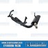 Sideflow Exhaust System, 1-1/2in. 3-Bolt Header w/Muffler, Black w/Stainless Steel Tip