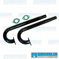 J-Tubes, 1-1/2in, Black J-Tubes, 1-1/2in, Black