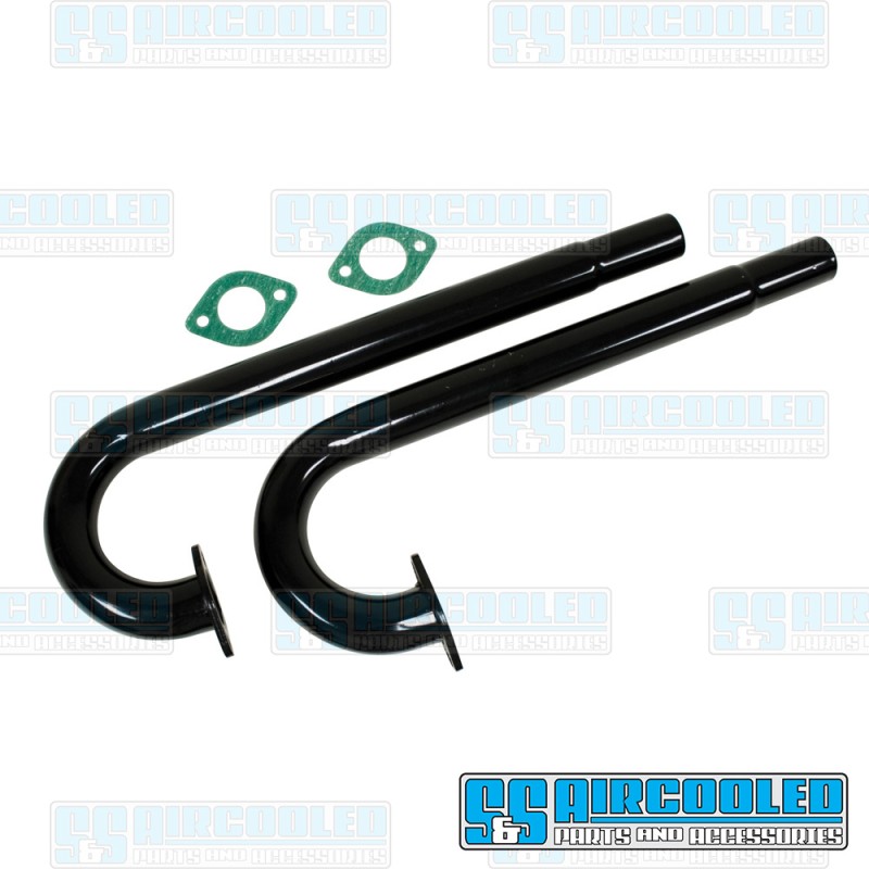 EMPI VW J-Tubes, 1-1/2in, Black, 00-3357-0 EMPI VW J-Tubes, 1-1/2in, Black, 00-3357-0