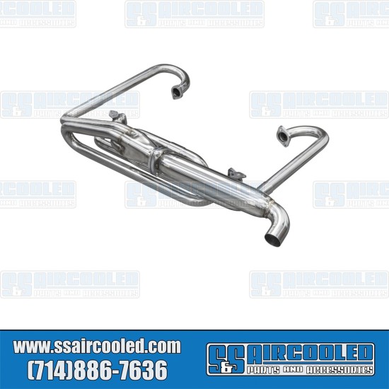 EMPI VW Exhaust System, 1-1/2in. Class Dune Buggy Exhaust, Stainless Steel, 00-3381-0 EMPI VW Exhaust System, 1-1/2in. Class Dune Buggy Exhaust, Stainless Steel, 00-3381-0
