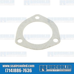 Exhaust Flange Gasket, Header to Muffler, 2-1/2in ID, Large 3-Bolt, Paper