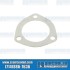 Exhaust Flange Gasket, Header to Muffler, 2-1/2in ID, Large 3-Bolt, Paper