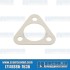 Exhaust Flange Gasket, Header to Muffler, 1-3/4in ID, Small 3-Bolt, Paper