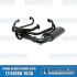 Sideflow Exhaust System, 1-1/2in. 3-Bolt Header w/Muffler, Black w/Stainless Steel Tip