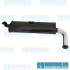 Muffler, Single Quiet Pack, Black w/Chrome Tip