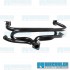 Exhaust Header, 1-3/8in, Black