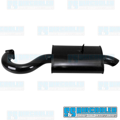Muffler, Phat Boy, Black Muffler, Phat Boy, Black