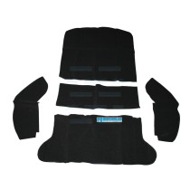 Carpet Kit, 5-Piece Rear Well/Cargo Area, Black Carpet Kit, 5-Piece Rear Well/Cargo Area, Black