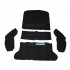 Carpet Kit, 5-Piece Rear Well/Cargo Area, Black