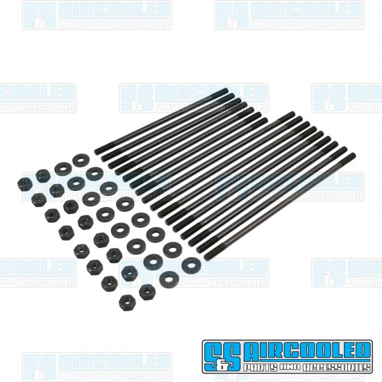  VW Head Studs, 8mm, Single Port, Stock Length, 043198035SP