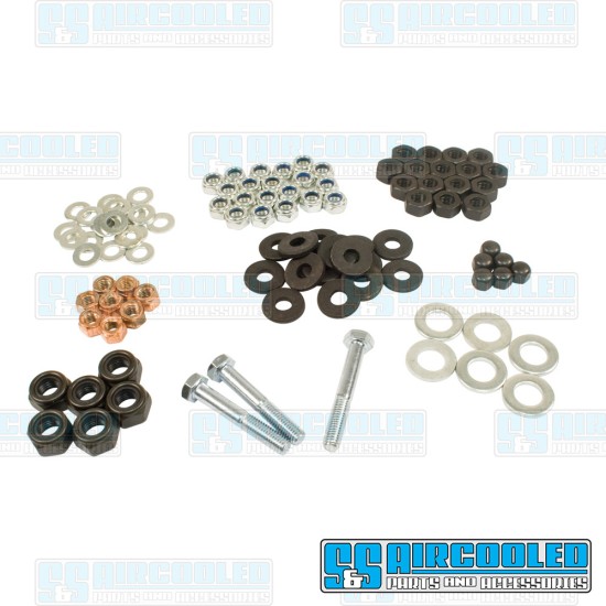  VW Engine Hardware Kit, Long Block, 8mm Head Stud Nuts, 00-4018-0