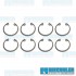Piston Pin Retainers, Tru-Arc Style