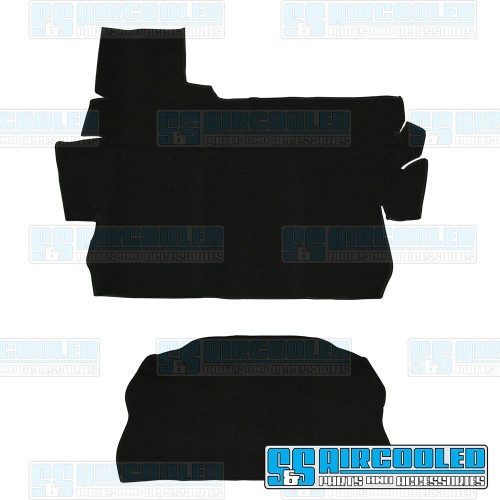 Carpet Kit, 2-Piece Trunk, Black Carpet Kit, 2-Piece Trunk, Black