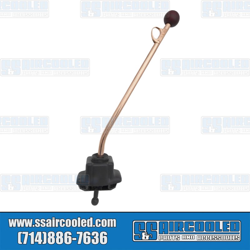 EMPI VW Shifter, Trigger/Hurst Style, Extra Tall, Rosewood, Copper, 00-4473-2 EMPI VW Shifter, Trigger/Hurst Style, Extra Tall, Rosewood, Copper, 00-4473-2