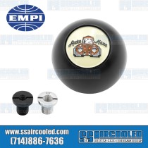 Shifter Knob, AutoHaus Logo, Aluminum, Black Shifter Knob, AutoHaus Logo, Aluminum, Black
