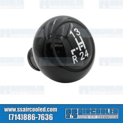 Shifter Knob, Stock Style w/Shift-Pattern, Aluminum, Black Shifter Knob, Stock Style w/Shift-Pattern, Aluminum, Black
