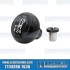 Shifter Knob, Stock Style w/Shift-Pattern, Aluminum, Black
