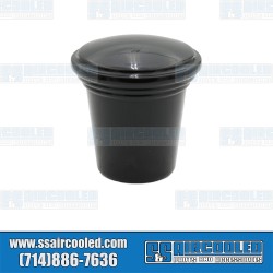 Dash Knob, Headlight Switch & Wiper Switch, 4mm Thread, Aluminum, Black Dash Knob, Headlight Switch & Wiper Switch, 4mm Thread, Aluminum, Black
