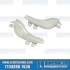 Fender Guard Set, Front, Stainless Steel