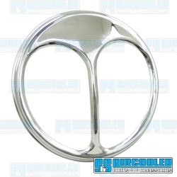 Headlight Cat Eyes, Chrome Headlight Cat Eyes, Chrome