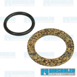 Oil Filler, Angled, Vented, Polished w/Grooved Cap