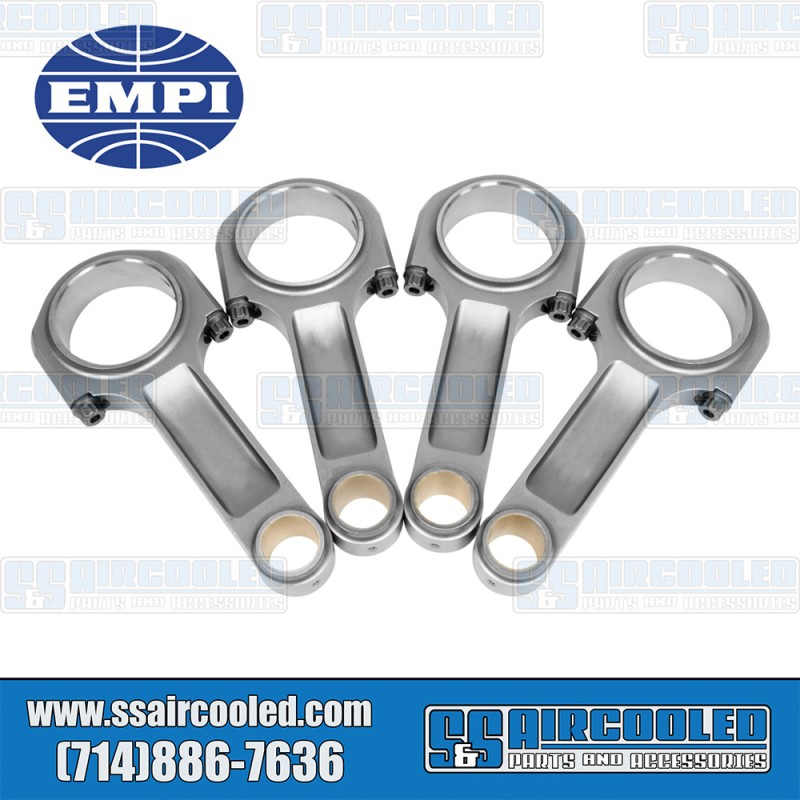 EMPI VW Connecting Rods, 5.400", 5/16 Bolts, Pro-Series I-Beam, Chevy Journal, 00-8348-0, VW Bug, Super Beetle, Ghia, Bus, Type 3, Thing EMPI VW Connecting Rods, 5.400", 5/16 Bolts, Pro-Series I-Beam, Chevy Journal, 00-8348-0, VW Bug, Super Beetle, Ghia, Bus, Type 3, Thing