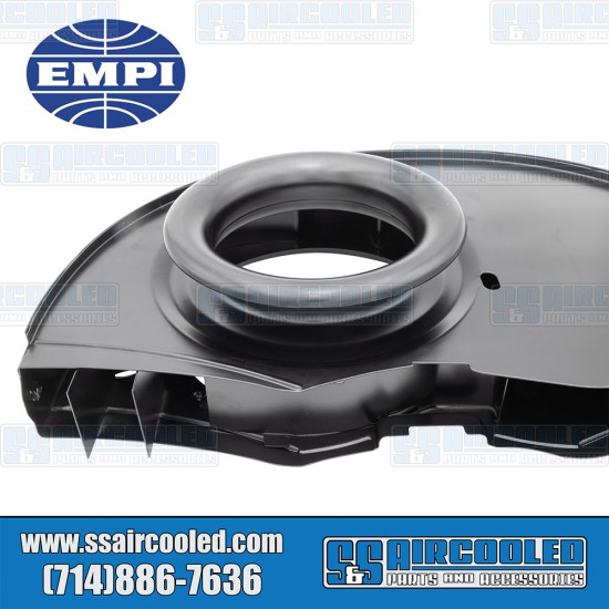EMPI VW 36hp Non Doghouse Super Fan Shroud w/Heater, Black, 00-8684-0, VW Bug, Karmann Ghia, Bus