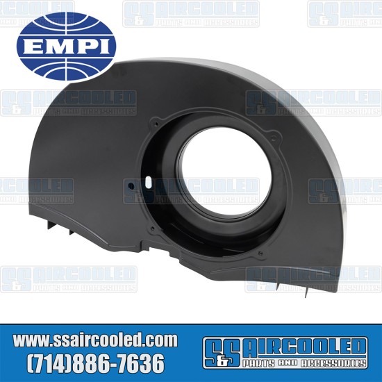 EMPI VW 36hp Non Doghouse Super Fan Shroud w/o Heater, Black, 00-8679-0, VW Bug, Karmann Ghia, Bus
