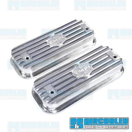 Valve Covers, Bolt On, Aluminum, Polished Valve Covers, Bolt On, Aluminum, Polished