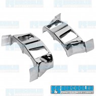 Deflector Tin, Cool Tins, Mounts Under Cylinders, Left & Right, Chrome Deflector Tin, Cool Tins, Mounts Under Cylinders, Left & Right, Chrome