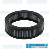 Air Filter Element, 6-3/8 x 1-3/4in, Round, Gauze