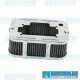 EMPI VW Air Filter Assembly, DGV/DGAV/DGEV, Rectangle, Gauze Element, Chrome, 00-8806-0