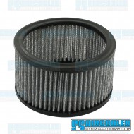 Air Filter Element, 5-1/2 x 3-1/8in, Round, Gauze