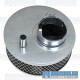  VW Air Filter Assembly, Stock/ICT/EPC, Round, Foam, Chrome, AC129741B