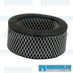 Air Filter Element, 5-1/2 x 2in, Round, Foam Air Filter Element, 5-1/2 x 2in, Round, Foam