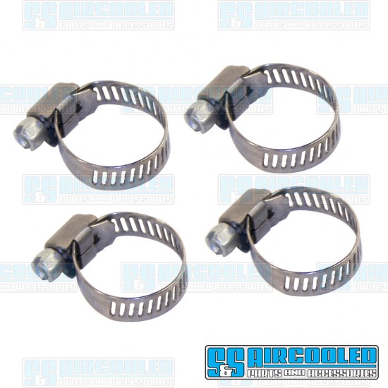 EMPI VW Hose Clamps, 3/8in - 1/2in Hose, 00-9225-0