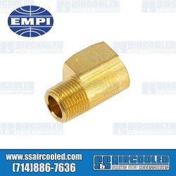 Oil Hose Fittings, 3/8 NPT Female to 3/8 NPT Male, 90 Deg, Brass Oil Hose Fittings, 3/8 NPT Female to 3/8 NPT Male, 90 Deg, Brass