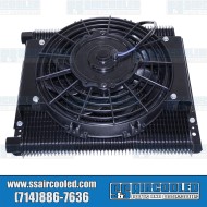 Oil Cooler Kit, 96-Plate, Includes 12 Volt Reversible Fan Oil Cooler Kit, 96-Plate, Includes 12 Volt Reversible Fan