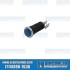Dash Indicator/Warning Light, 3/8" Lens, Blue