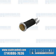 Dash Indicator/Warning Light, 3/8" Lens, Amber