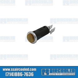 Dash Indicator/Warning Light, 3/8" Lens, Amber Dash Indicator/Warning Light, 3/8" Lens, Amber