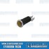 Dash Indicator/Warning Light, 3/8" Lens, Amber