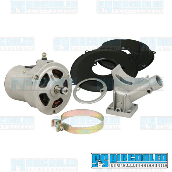 VW Alternator Kit, 55 Amp, Natural/Black, AL82N-55-KIT VW Alternator Kit, 55 Amp, Natural/Black, AL82N-55-KIT